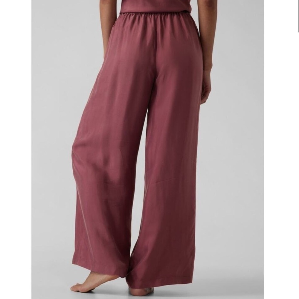 NWOT Athleta Calm Cool Silky Mauve Pant XL - Picture 2 of 6